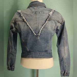 Balboa Sz S Distressed Jean Jacket